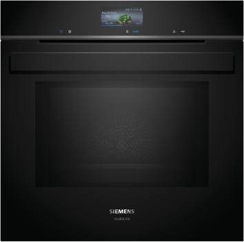 Siemens HM976GMB1 - iQ700, Backofen mit Mikrowelle, Schwarz, 60 x 60 cm, 5 Jahre Garantie!